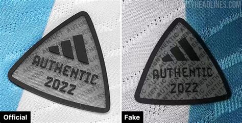 fake and real adidas|Adidas authentic badge.